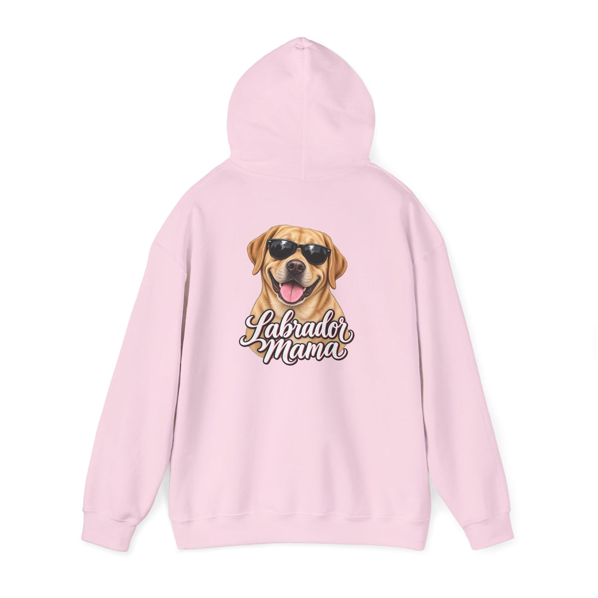 Labrador Mama Hoodie — Dog Mom Sweatshirt with Cute Sunglasses Lab Design