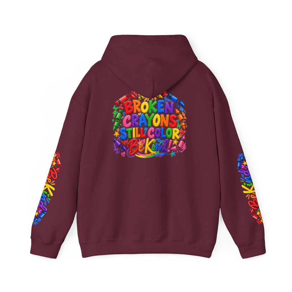 Broken Crayons Still Colorful Rainbow Art Hoodie