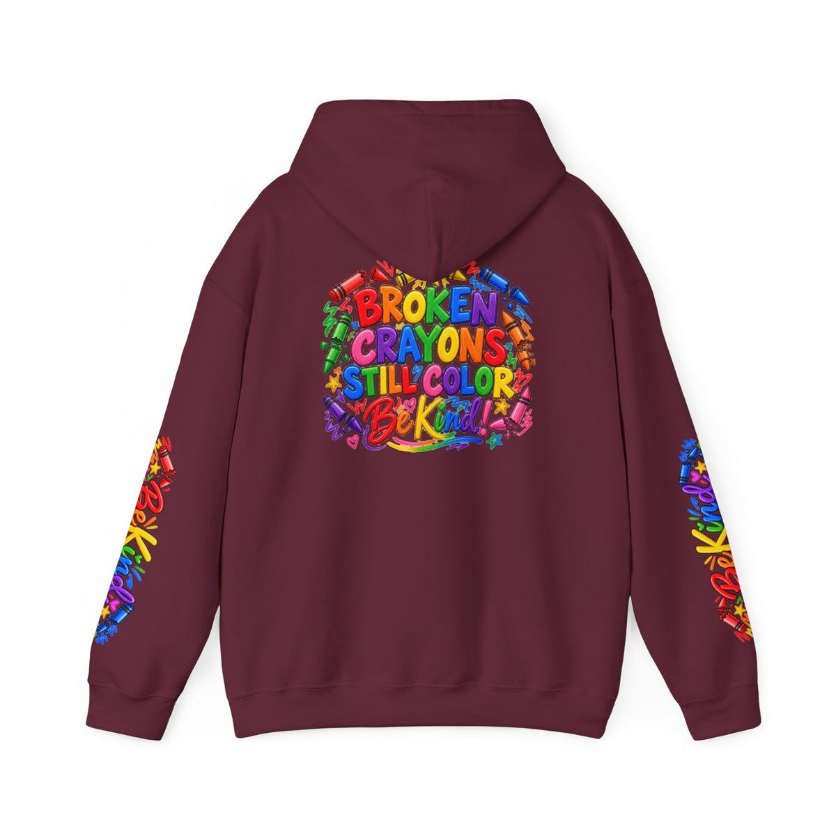 Broken Crayons Still Colorful Rainbow Art Hoodie