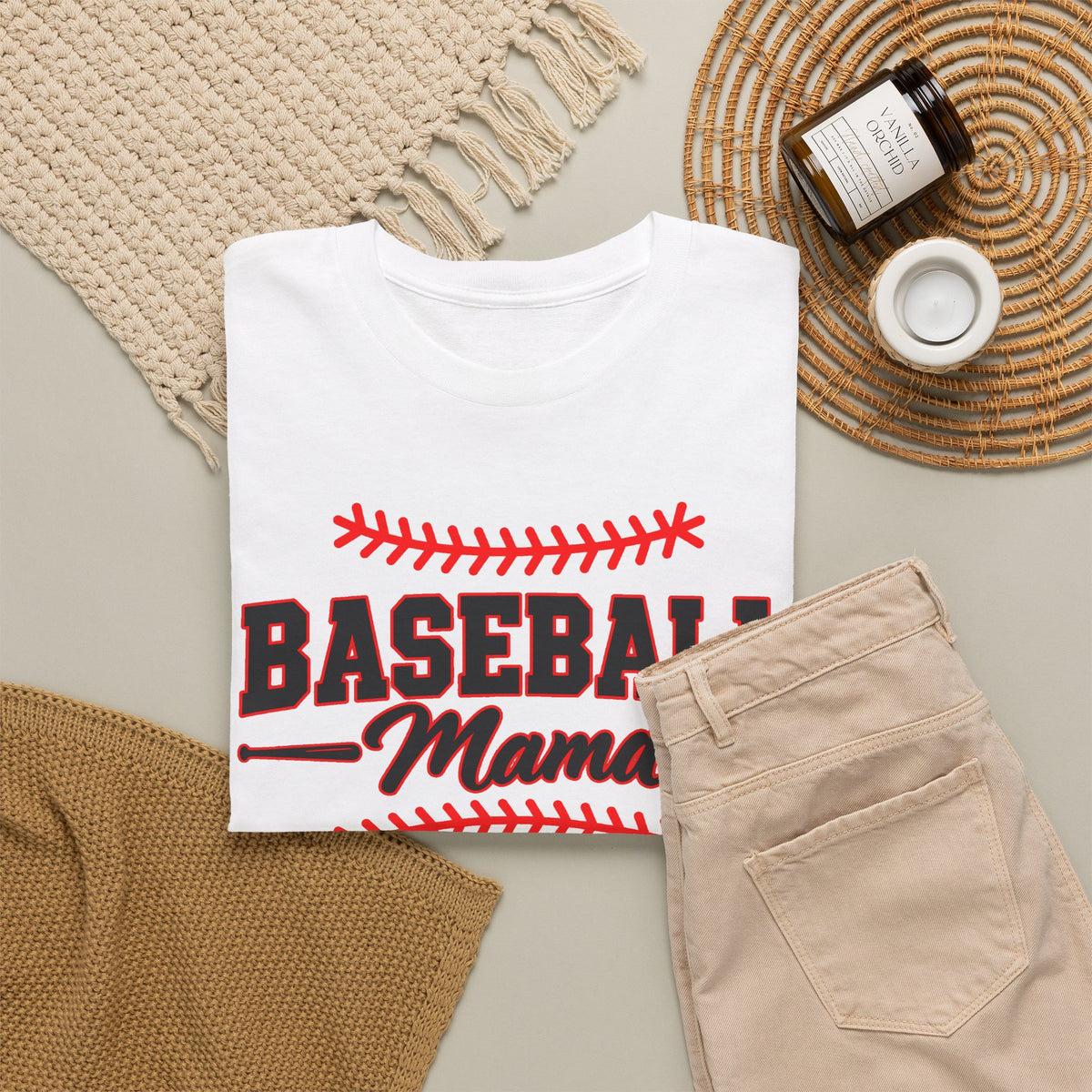 Baseball Mama Graphic Tee