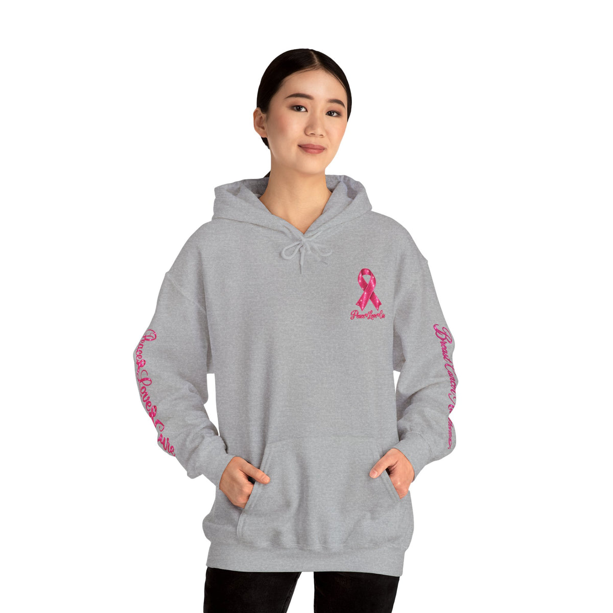 Pink Ribbon Breast Cancer Awareness Hoodie