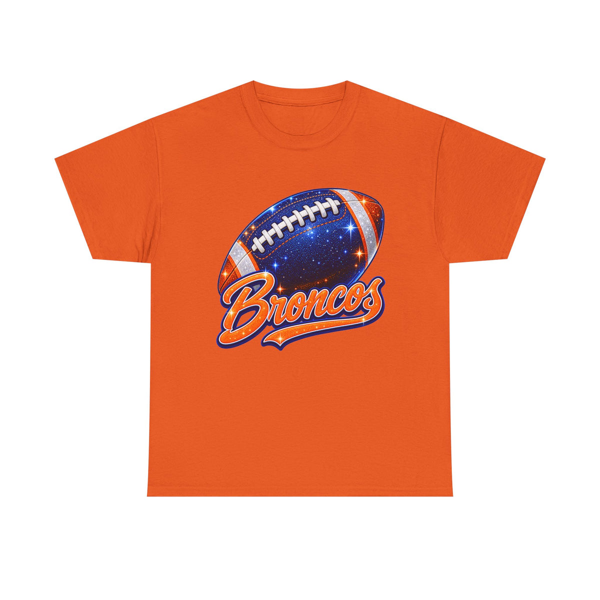 Broncos Football T-Shirt — Galaxy Football Graphic Tee