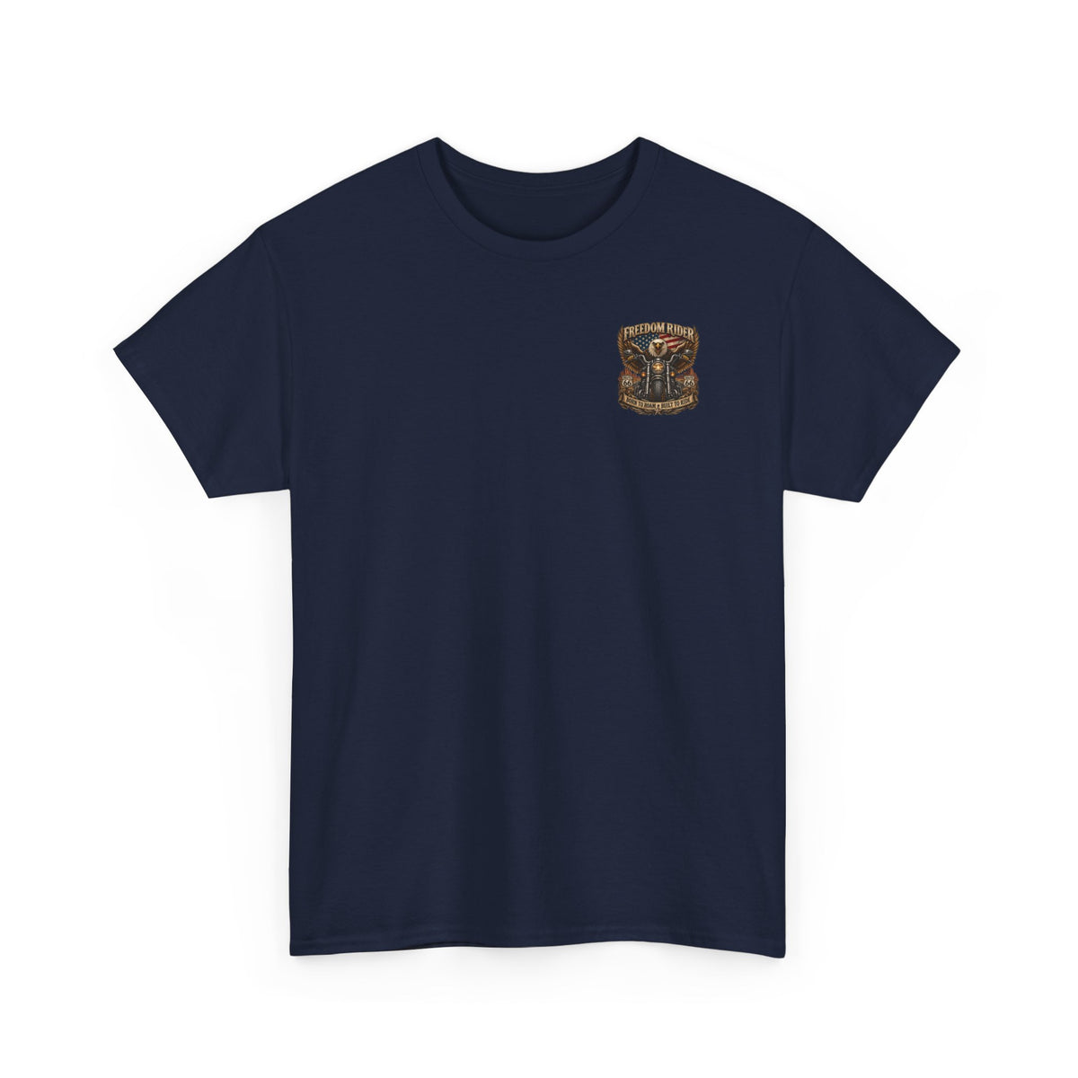 Freedom Rider Motorcycle T‑Shirt — Born to Roam Vintage Biker Tee