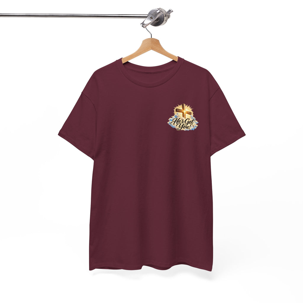 Don't Overthink It He's Got You Tee — Christian Cross Inspirational T‑Shirt