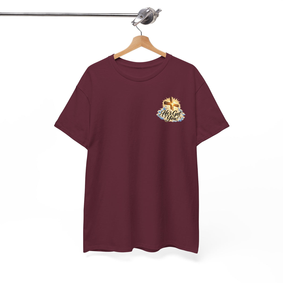 Don't Overthink It He's Got You Tee — Christian Cross Inspirational T‑Shirt