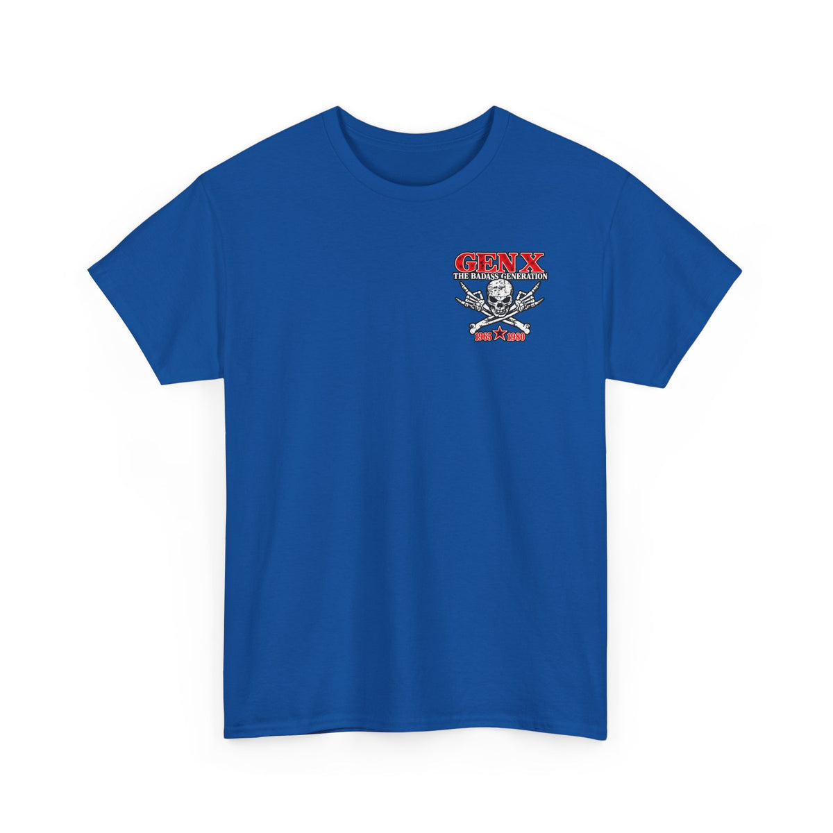 Gen X T‑Shirt — "The Badass Generation" Skull & Crossbones Retro Tee
