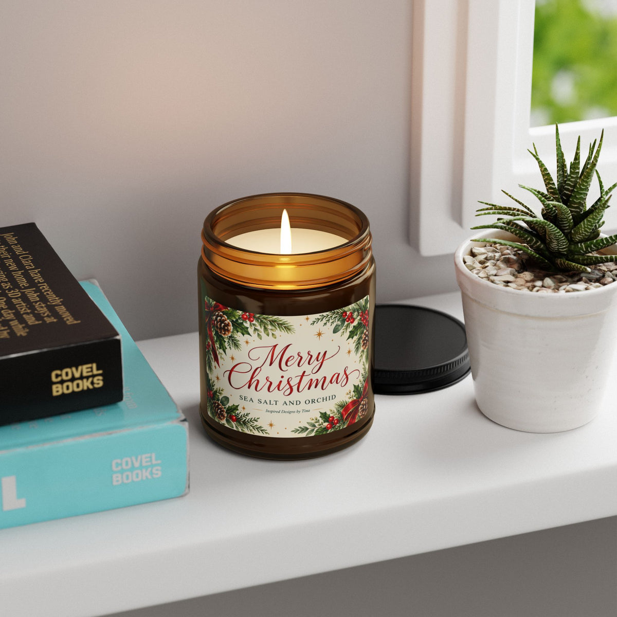 Merry Christmas Sea Salt & Orchid Soy Candle