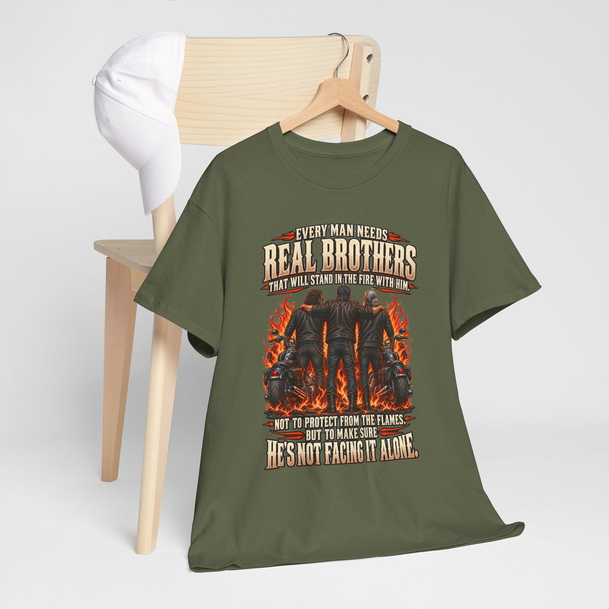 Real Brothers Graphic T-Shirt – Brotherhood and Strength