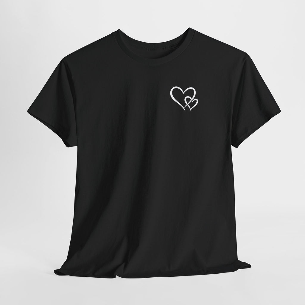 Inspirational Heart T-Shirt – "To the Person Behind Me: You Are Amazing, Beautiful and Enough" Motivational Tee