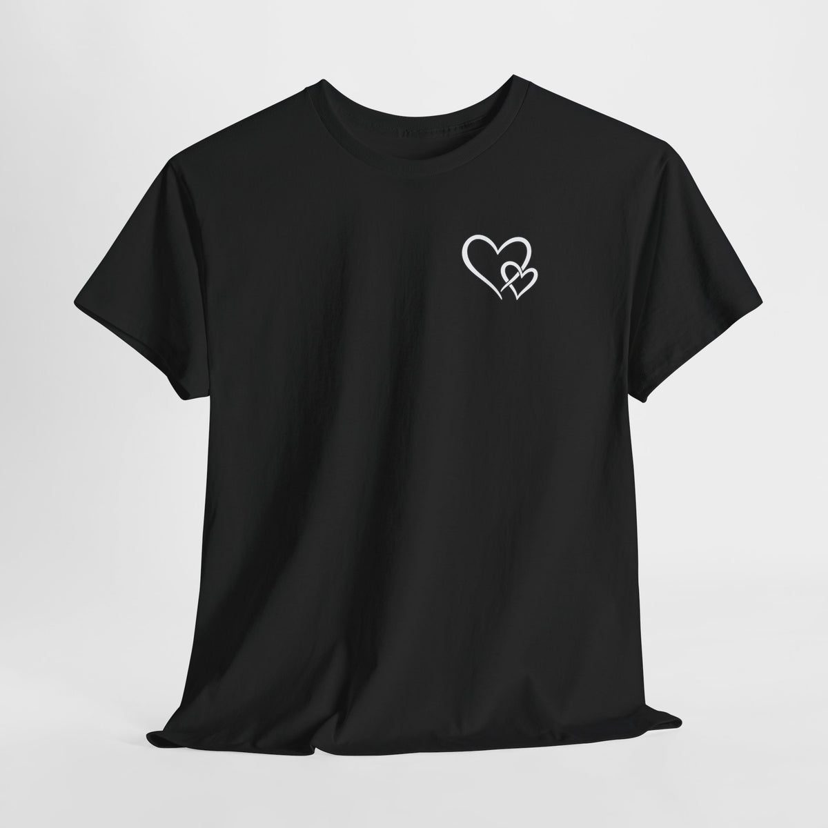 Inspirational Heart T-Shirt – "To the Person Behind Me: You Are Amazing, Beautiful and Enough" Motivational Tee