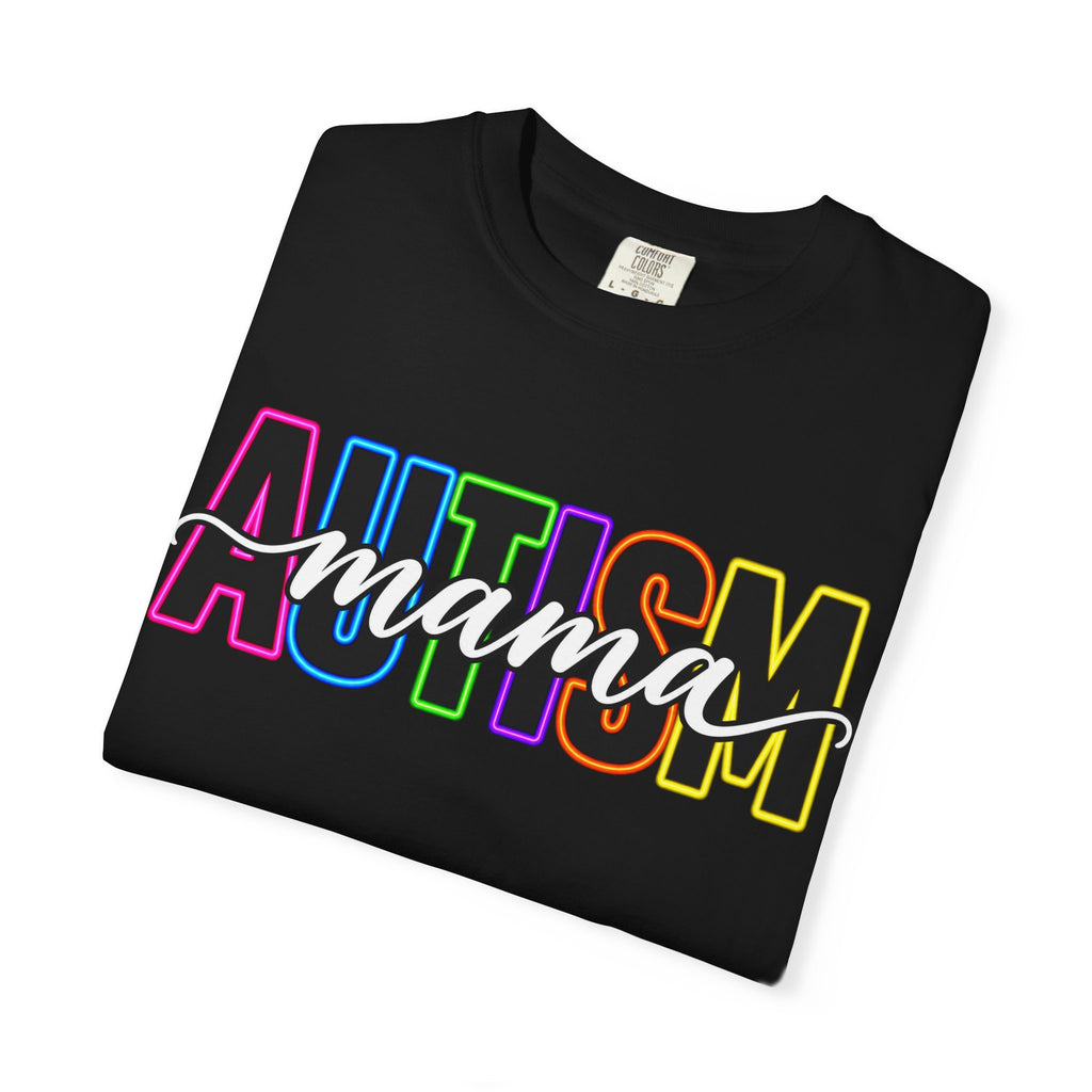 Autism Mama T-Shirt — Colorful Pride Support Tee for Moms