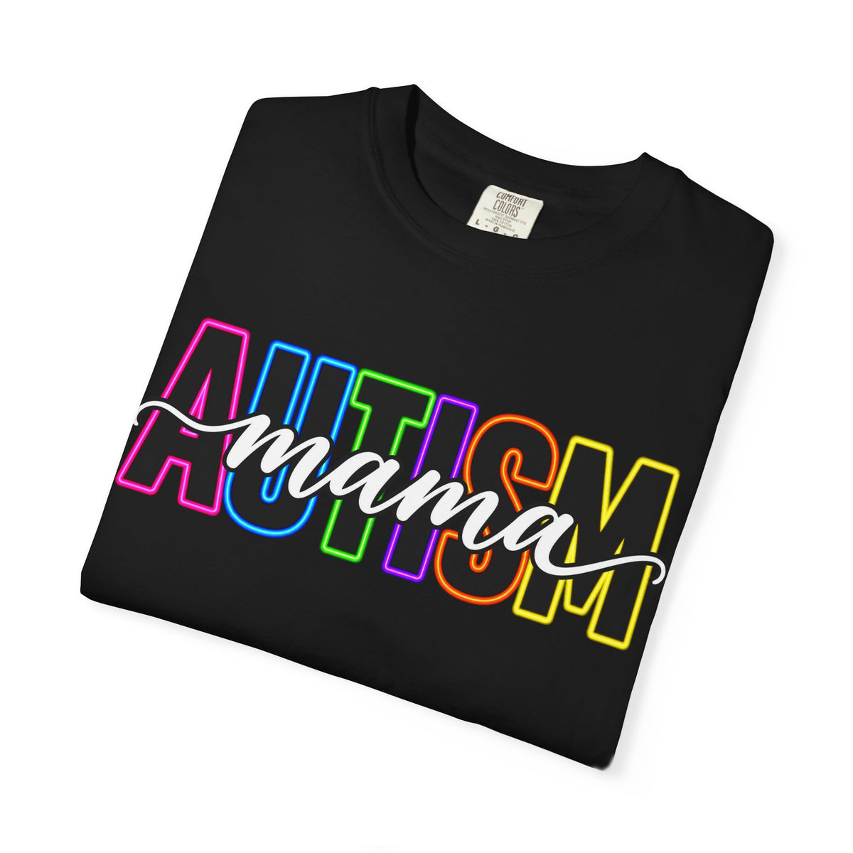 Autism Mama T-Shirt — Colorful Pride Support Tee for Moms