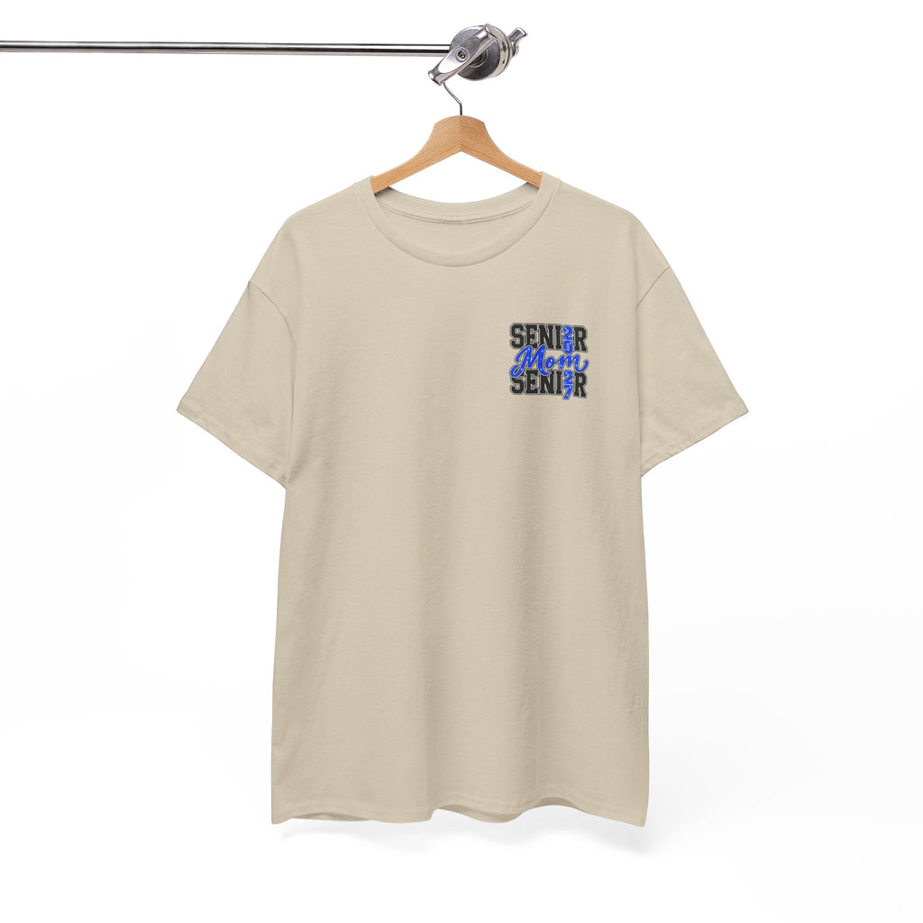 Senior Mom 2027 T-Shirt — Back Print Proud Senior Parent Tee