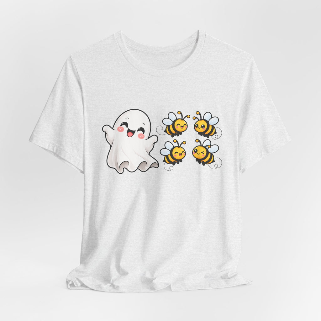 Boo & Bees Halloween Tee – Cute Ghost & Bee Shirt | Spooky Season Must-Have