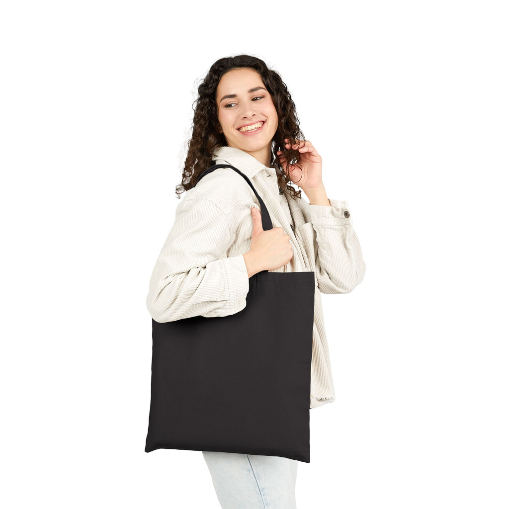 Eco Canvas Tote — Colorful Floral Buddha Design