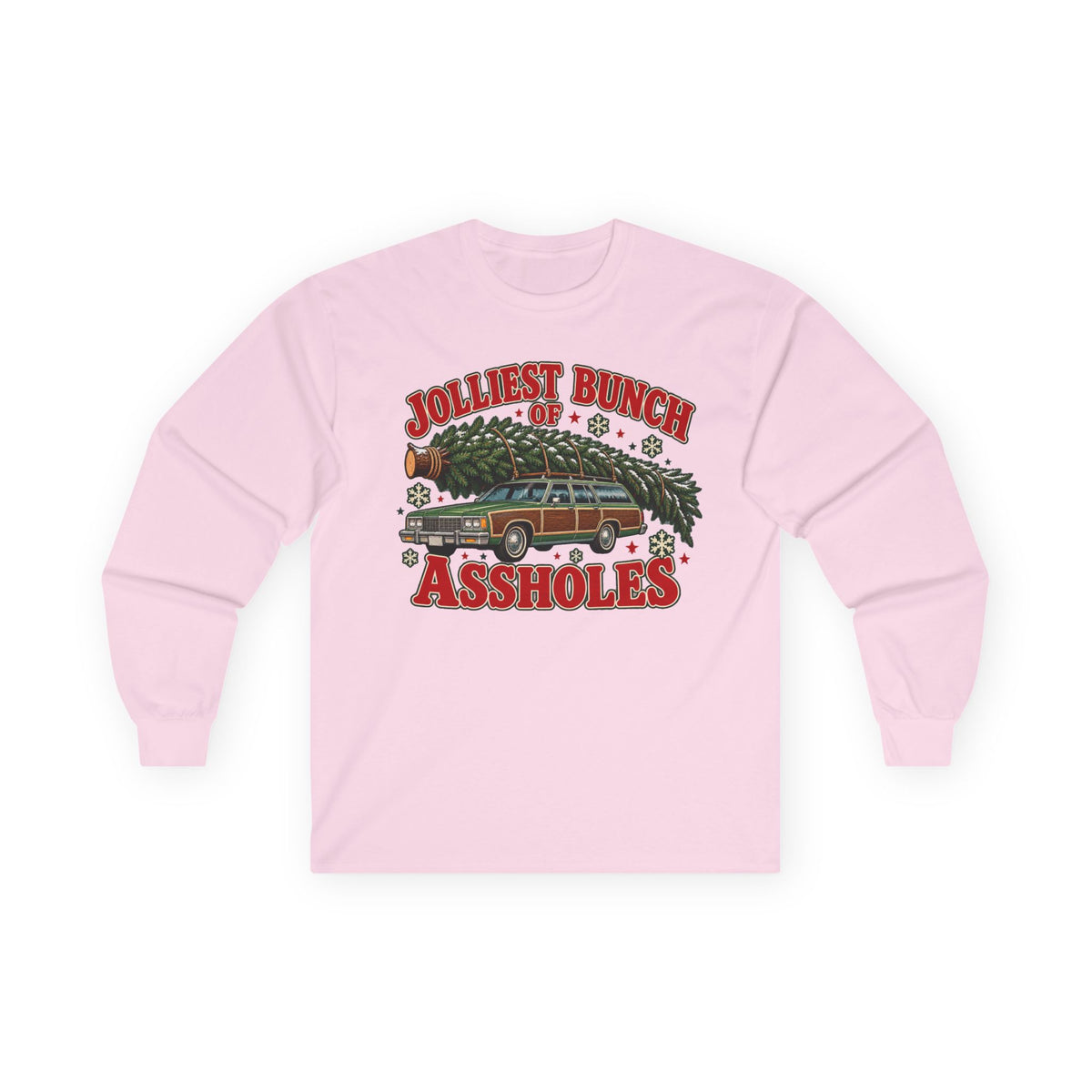 Jolliest Bunch of Assholes Christmas Long Sleeve Tee