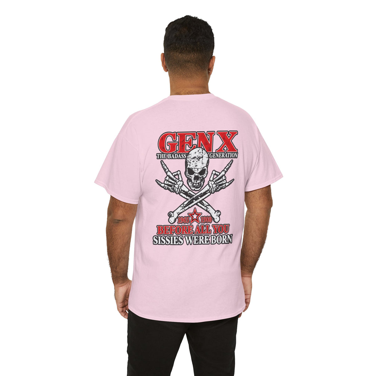 Gen X T‑Shirt — "The Badass Generation" Skull & Crossbones Retro Tee