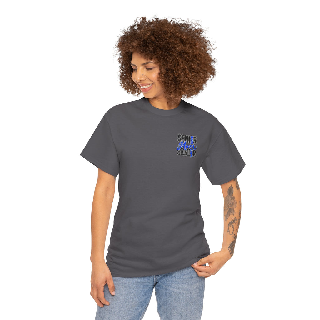 Senior Mom 2027 T-Shirt — Back Print Proud Senior Parent Tee