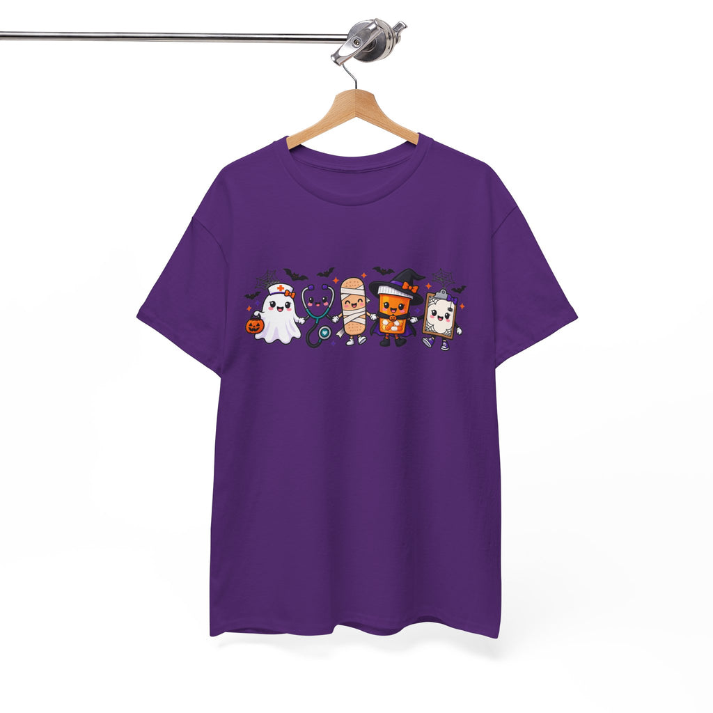 Halloween Candy Characters Tee — Cute Trick-or-Treat Ghosts & Candy Corn Shirt