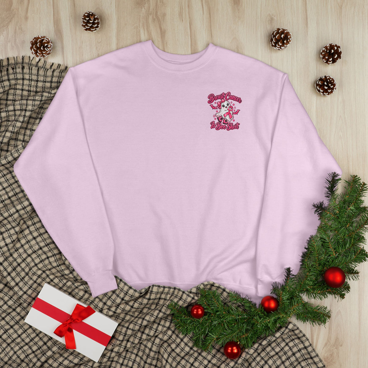 Breast Cancer Awareness Crewneck Sweatshirt – "In October We Wear Pink"