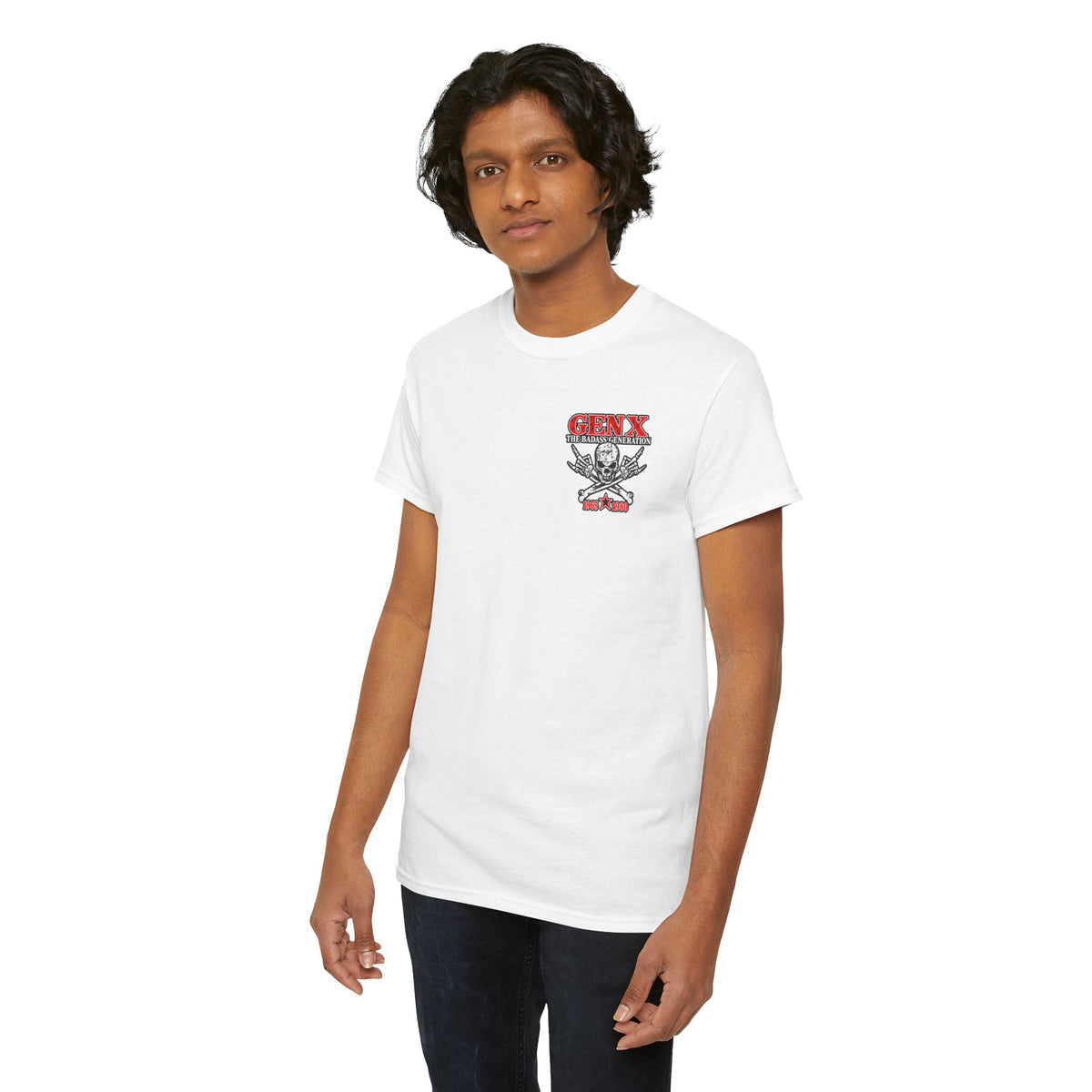 Gen X T‑Shirt — "The Badass Generation" Skull & Crossbones Retro Tee