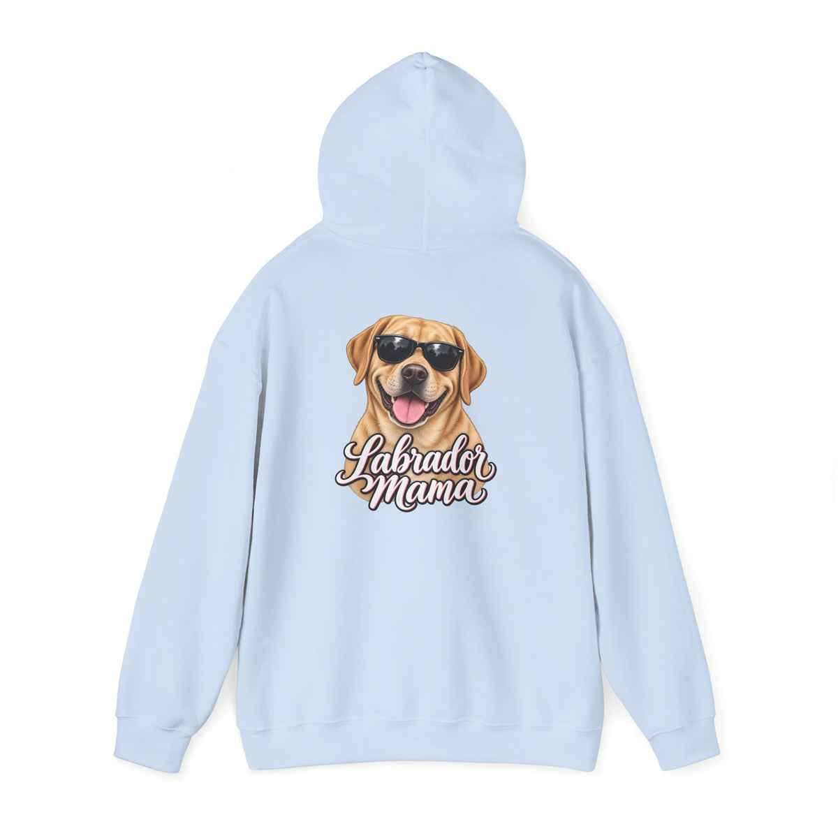 Labrador Mama Hoodie — Dog Mom Sweatshirt with Cute Sunglasses Lab Design